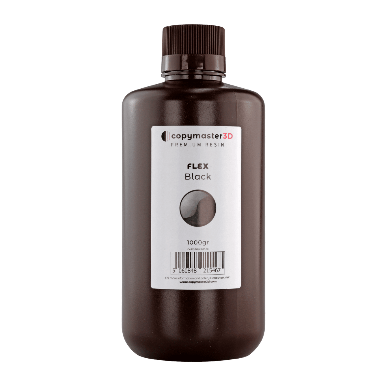 Copymaster3D Flexible UV 3D Printer Resin - 1000ML Black