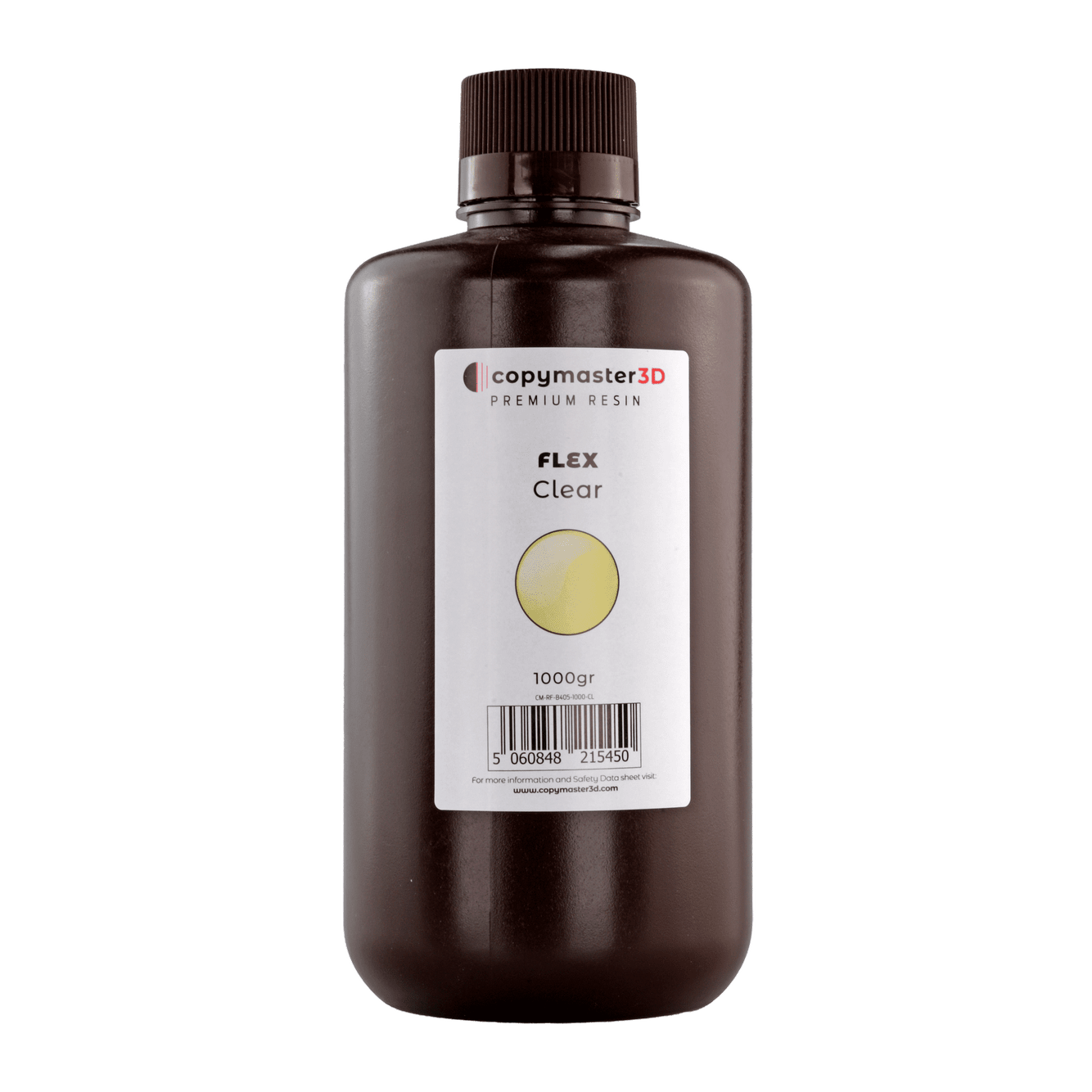 Copymaster3D Flexible UV 3D Printer Resin - 1000ML Clear