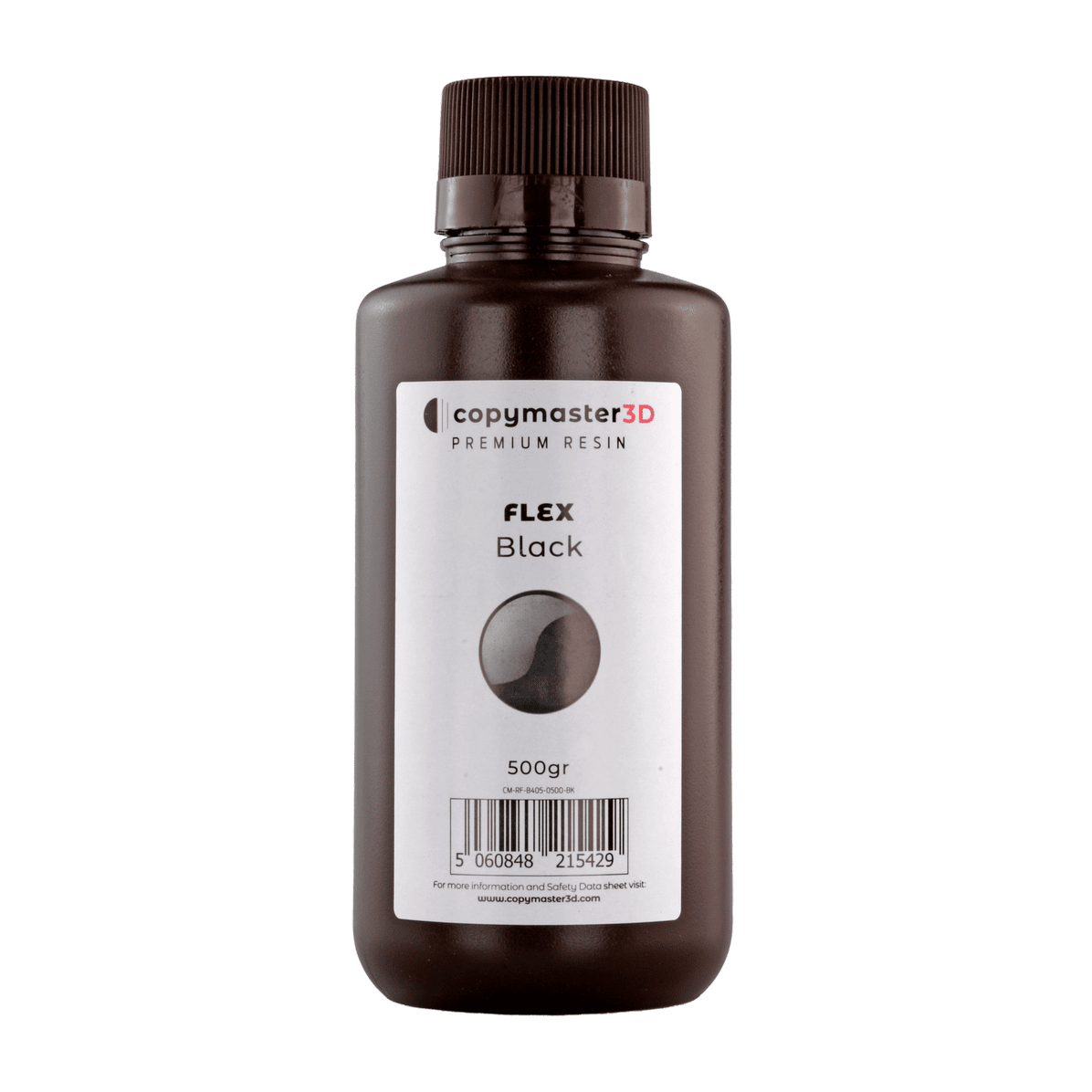 Copymaster3D Flexible UV 3D Printer Resin - 500ML Black