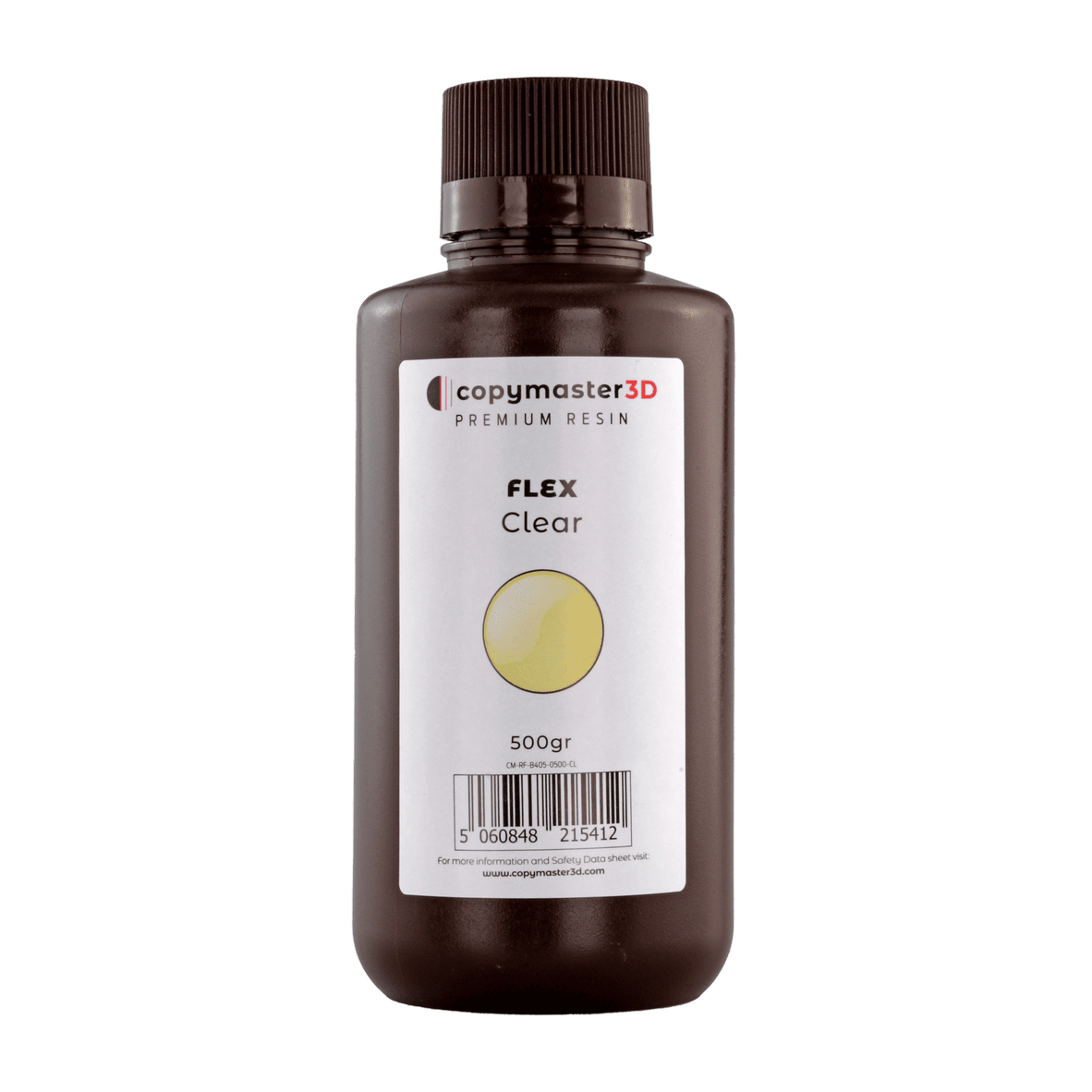 Copymaster3D Flexible UV 3D Printer Resin - 500ML Clear