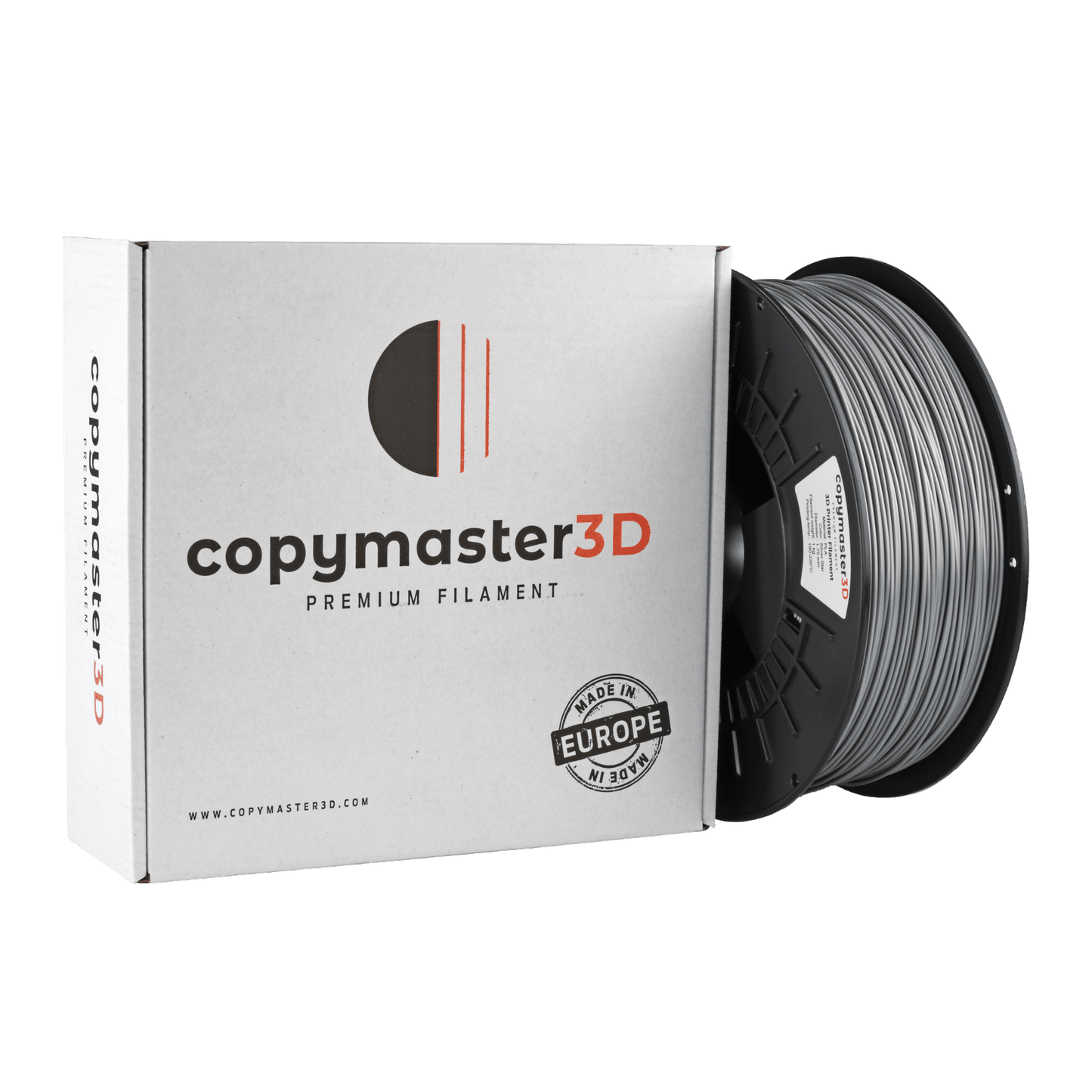 Copymaster3D Premium PLA Filamento 1,75 mm 1KG - Grigio Chiaro