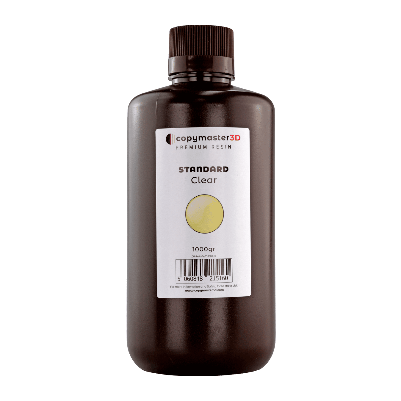 Copymaster3D Standard Low Odour UV 3D Printer Resin - 1000ML Clear