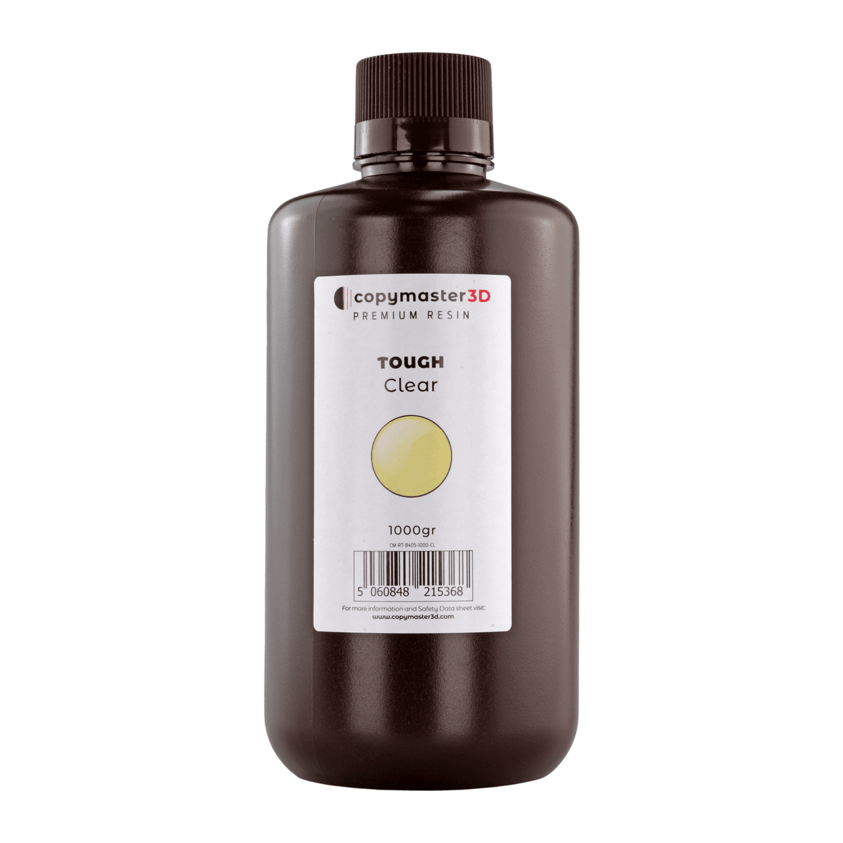 Copymaster3D Tough UV 3D Printer Resin - 1000ML Clear