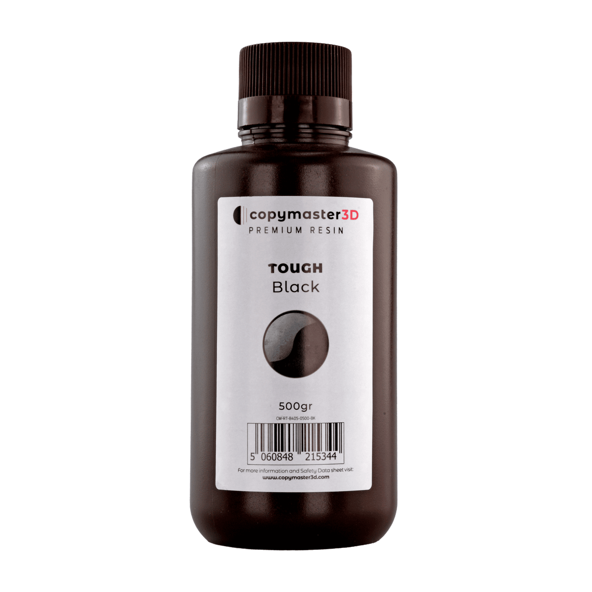 Copymaster3D Tough UV 3D Printer Resin - 500ML Black