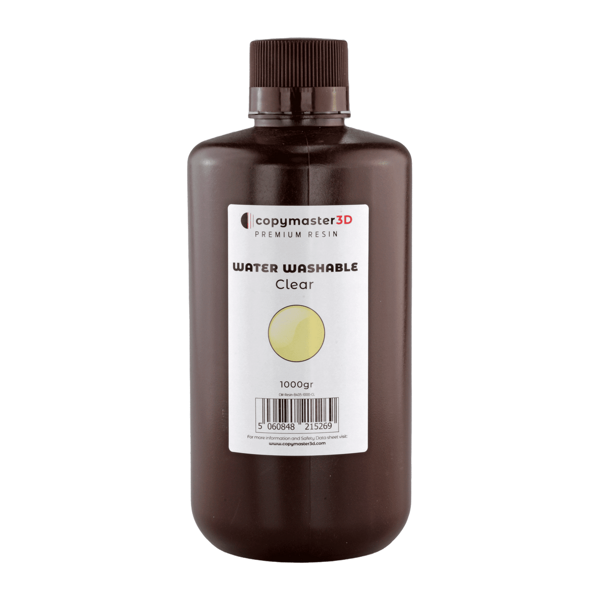 Copymaster3D Water Washable UV 3D Printer Resin - 1000ML Clear
