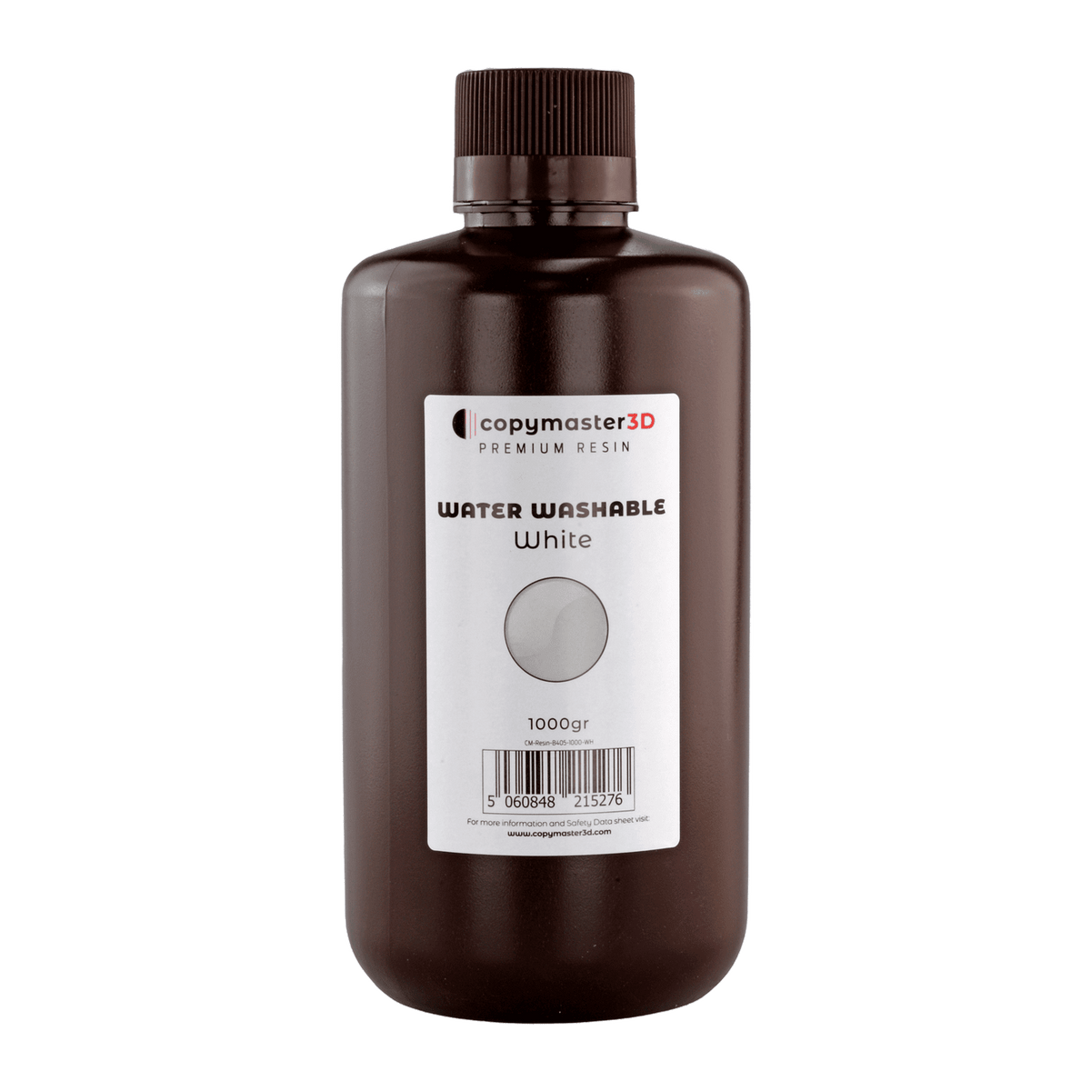 Copymaster3D Water Washable UV 3D Printer Resin - 1000ML White