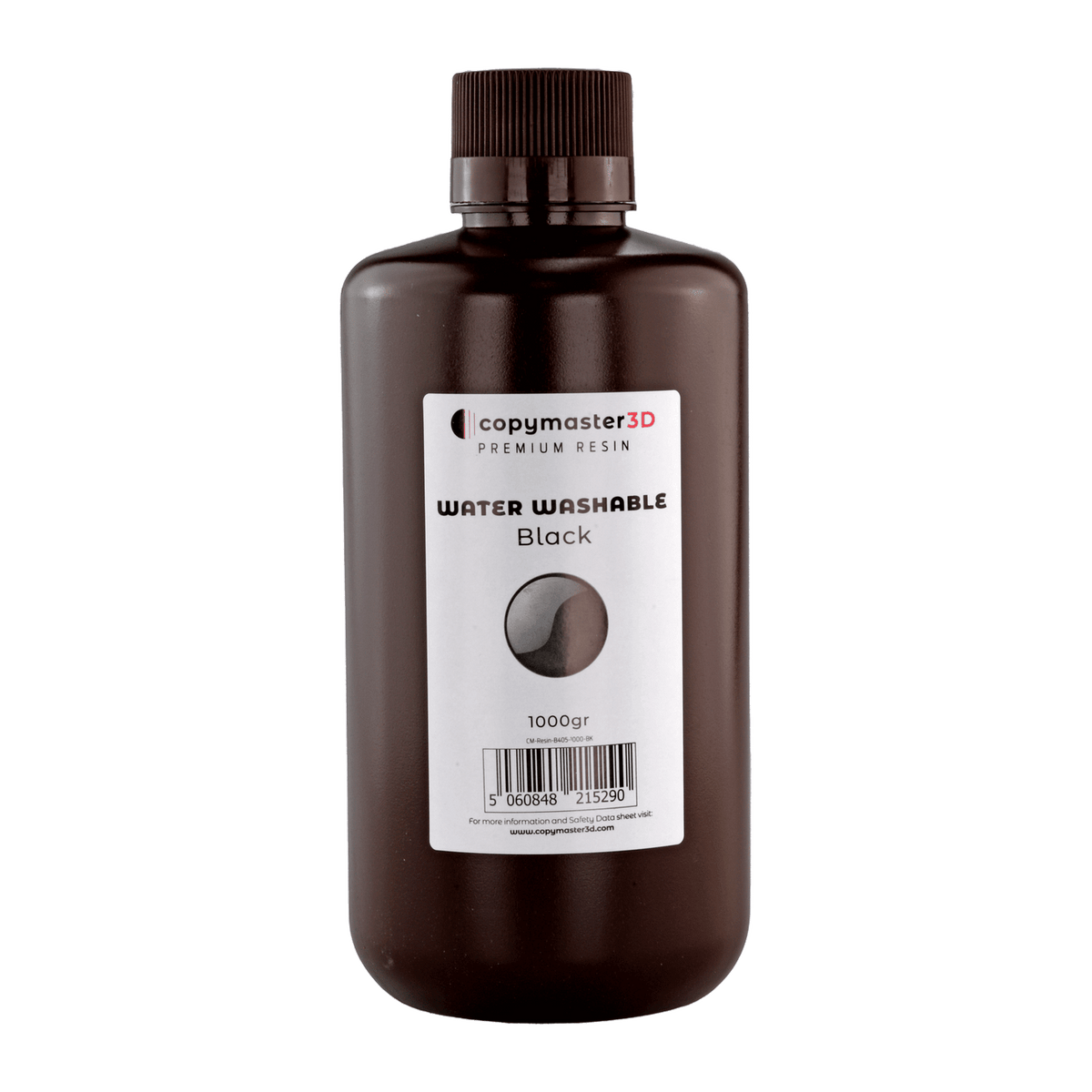 Copymaster3D Water Washable UV 3D Printer Resin - 1000ML Black