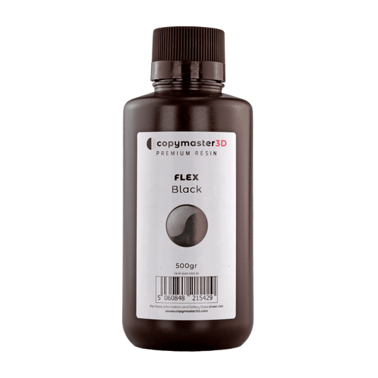 Copymaster3D Flexible UV 3D Printer Resin - 500ML Black
