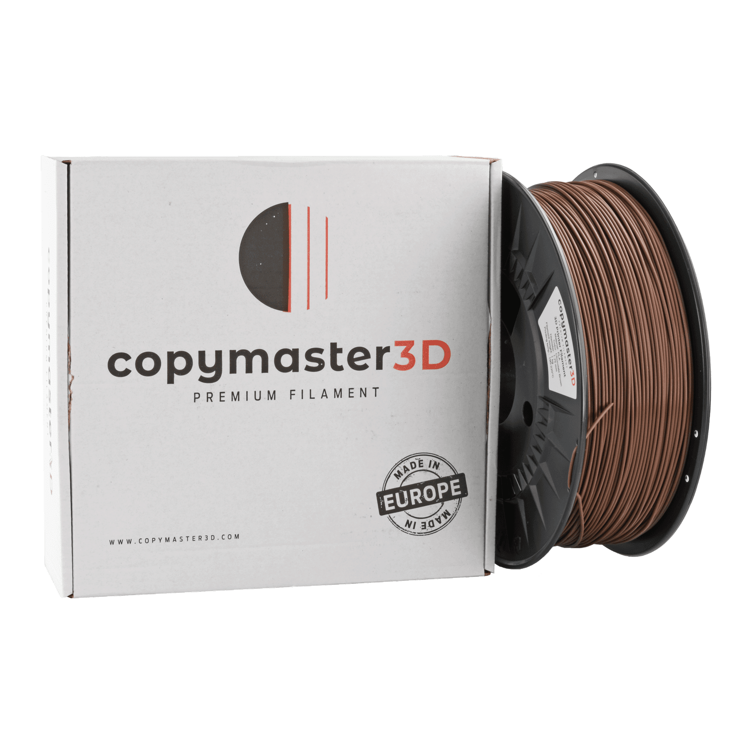 Copymaster3D Premium PLA Filament 1.75mm 1KG Chocolate Brown