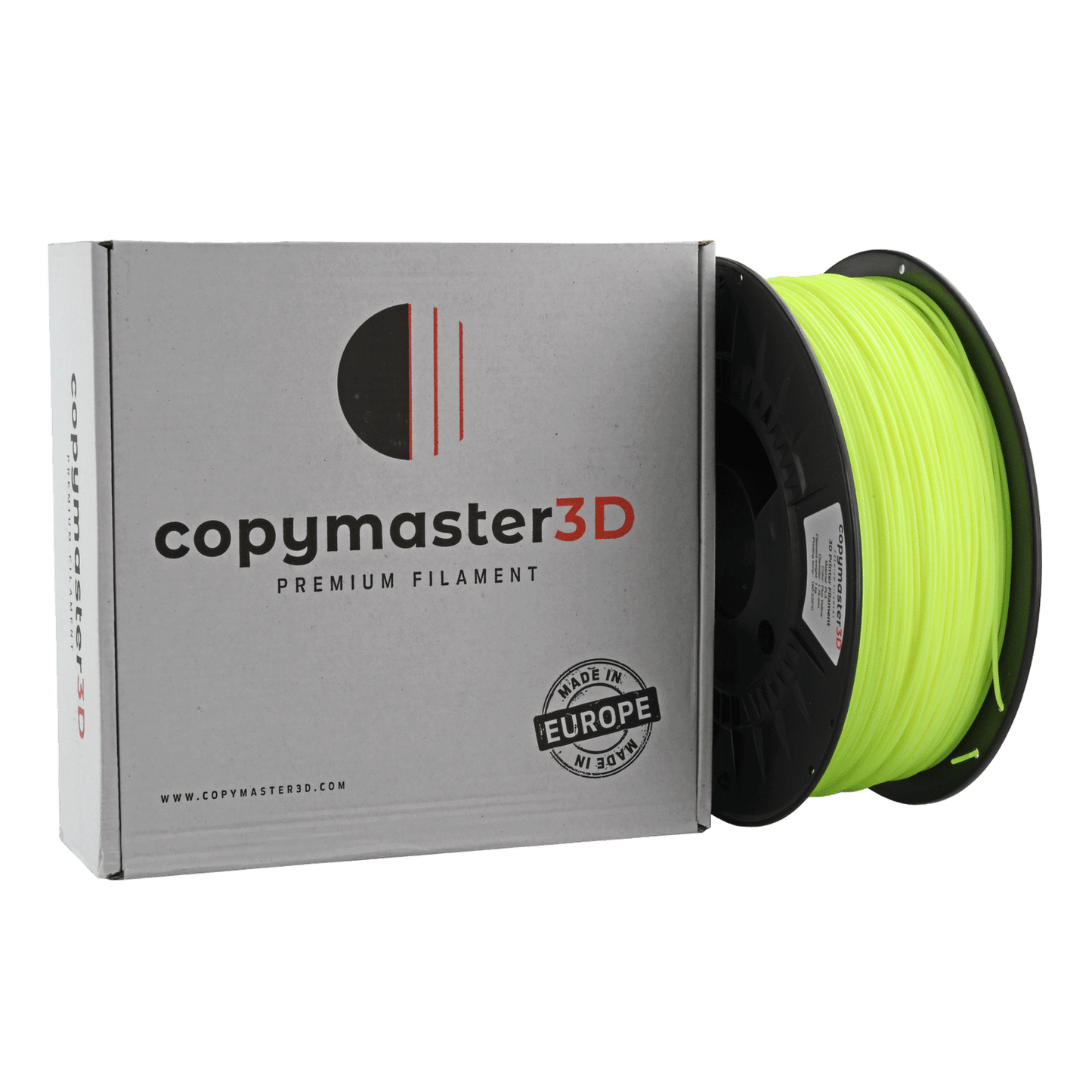 Copymaster3D Premium PLA Filament 1.75mm 1KG Fluorescent Yellow