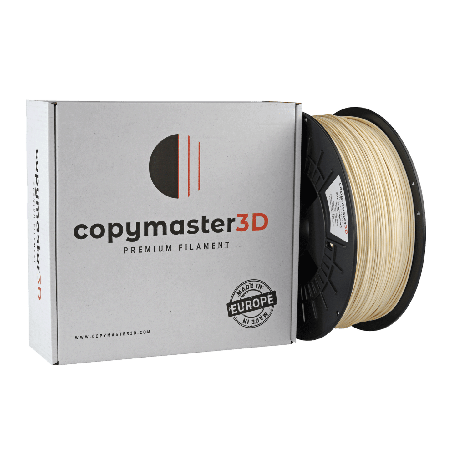Copymaster3D Premium PLA Filament 1.75mm 1KG Ivory Beige