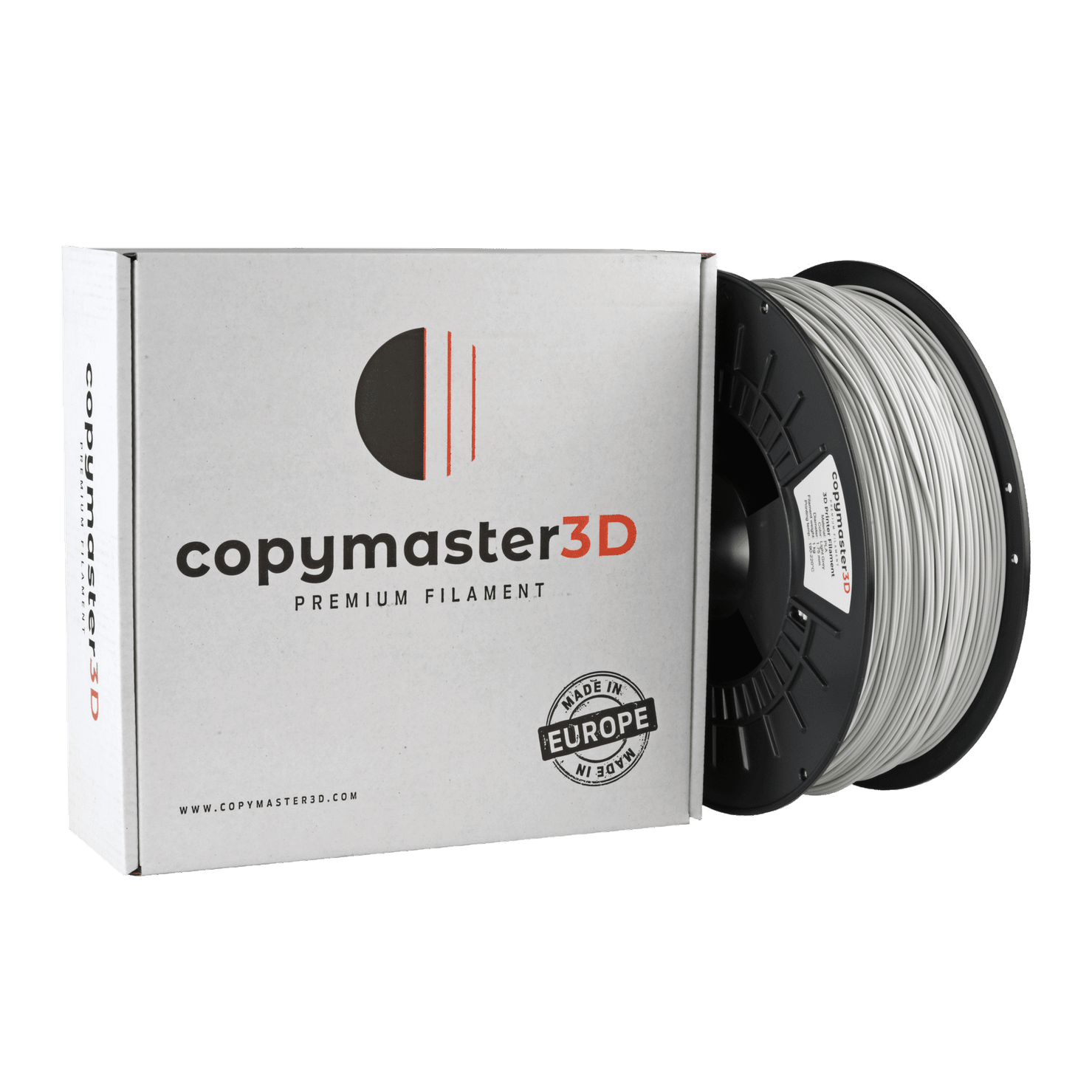 Copymaster3D Premium PLA Filament 1.75mm 1KG Light Grey